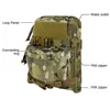 Sac à dos tactique en plein air sac à eau 500D léger sac à dos étanche poitrine suspendue système Molle Edc Action gilet pochette de chasse 230822