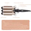 Керлинг Айроны 3barrel Curling Iron 25/32 мм нагревает быстрые турмалиновые керамические тройные бочки пляжные волны керлинг железный яичный рулон инструмент для укладки волос 230822