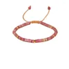 Strand Pink Quartzs Bead Adjustable Bracelet Purple Natural Stone Bracelets For Women Girl Healing Reiki Bangle Cute Jewelry