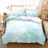 Bedding sets Gradient Cloud Duvet Cover Set Colorful Print Bedding Set For Girls Women Bedroom Decorative Bedspread