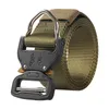 3.8cm imitation nylon cobra tactical belt with quick release alloy buckle belt for military fans men's belt