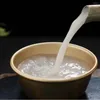 Kommen aluminium Koreaanse rijstkom voor soep met de hand getrokken noedelgerei