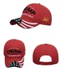 Donald Trump för president 2024 Trucker Hat USA Flag Baseball Take America Back Cap President 3D Brodery Tryckt CAPS USA