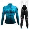 Maglia da ciclismo Set Abbigliamento donna HUUB Set sportivo a maniche lunghe Ropa Ciclismo Abbigliamento da bici da equitazione 230912