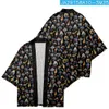 Camisas casuais masculinas quimono kimono cogumelo tradicional cardigan roupas asiáticas harajuku samurai yukata masculino masculino de rua de hip hop