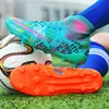 Safety Shoes Soccer Teenager Adult HighTop FG Football Boots Lightweight Breathable Soft Professional Cleats Size 33 Chuteira 230906