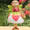 Garden Decorations Outdoor Decorative Ornaments Angel Desk Girl Resin Courtyard Landscaping Gift Balcony Layout Decoration Jardin KR