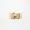 Hair Accessories 5Pcs/Lot Baby Headbands Bows Tie Gold Velvet Nylon Girls Born Cute Soft And Comfortable