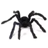 Другое мероприятие вечеринка поставляет Halloween Big Plush Spider Horror Halloween Cerseration Вечеринка для открытого гигантского декора паука 30-200 см. Черный паук плюшевой игрушки 230823