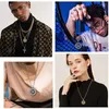 Collares colgantes Creativo Retro Acero inoxidable Antiguo Egipto Ojo de Horus Tránsito Amuleto Titanio Punk Collar para hombres