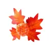 Autres fournitures de fête festive Thanksgiving Simulation citrouille serviette anneau rouge feuille d'érable serviette boucle joyeux Halloween fête décor Trick ou traiter fournitures L0823