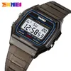 Armbanduhren skmei kleine Zifferblatt transparente Band Männer Watch Boys Alarm LED WEITE WOCHE ELTRONISCHE SCHWEISE FÜR DIE KINDER