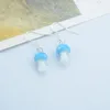 Dangle Ohrringe 12pcs niedlich Koreanisch für Mädchen trendige Plastikpilzohr -Ohrhänger passen Ohrring Hangelner Modeschmuck