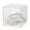 Opslagflessen Acryl Piggy Bank Money Box voor contant geschenk onveropenbare spaarpot en munt Frosted Saved Saving Home Decoration