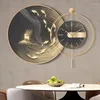 Wall Clocks Mural Kitchen Large Digital Mechanism Unusual Retro Vintage Clock Hands Gold Horloge Murale Decoration Home YX50WC