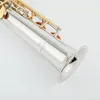 Made in Japan Soprano Saxophone WO37 Silvering Gold Key met Case Sax Soprano Mondstuk Ligature riet nek