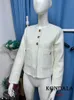 Giacche da donna Kondala Lagina vintage Elegante Pocante Elegante Pocante Solido Cappotto White White Fashi