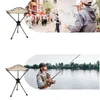 Mobilier de camping portable loisirs de plein air pliant petit Mazar super léger en alliage d'aluminium rotatif chaise triangulaire pêche banc de camping 230822