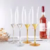 Wine Glasses European Champagne Cup Crystal Glass Cups Gift Kitchen Bar Accessories Set