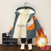 Daunenmantel Girls Coat Jacke Oberbekleidung 2023 Cool verdickter Samt Winter Herbst Baumwolle Größe Kinderkleidung J230823