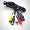 Cabo S-Video de 1,8 m de 6 pés 3RCA AV CABO COMPOSTO DE COMPOSTO PARA NINTENDO GAMECUBE 64 SNES NGC N64 ACESSÓRIO DE JOGOS