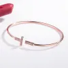 Tiffanylris charm Bracelets woman luxury Bangle designer jewelry man bracelet High quality