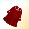 Pajamas Kids Baby Boy Girls Velvet Christmas Pajamas Set Toddler Long Sleeve Button Down Lace Tops Pants Pjs Sleepwear Clothing T2210132466126