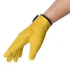 Five Fingers Gloves Work gloves sheepskin leather workers work welding safety protection garden sports motorcycle driver wearresistant 230823