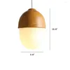 Lampade a sospensione Lampada moderna Norda Nordic Forma Giappone Light Vintage Dining Room Lighting Decor