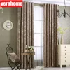 Sheer Curtains European modern chenille curtains for living room bedroom window silver jacquard home decor cortinas 230822