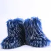 Chaussures habillées bleues Monster Fur High Tops 230823