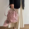 Avondtassen punkstijl ontwerp emmer pu lederen crossbody tas 2023 klinknagel motorfiets schoudertemoes en handtassen bolsa feminina 2 pc's/set