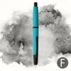 Fountain PENS MAJOHN A2 Druk op Fountain Pen Intrekbare EF NIB 0,4 mm Resin Ink Pen Converter voor offcie schoolbenodigdheden schrijven inkt pennen 230823