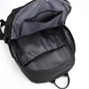 School Bags USB Backpack Men Nylon Waterproof Travel Bag Simple Pure Color Backbag Leisure Light Fitness Male Sports Black Gray 230823