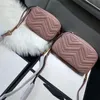 ggbag marmont designer kamera axelpåsar kedja handväskor crossbody läder kvinnor handväska svart rosa naken vit väska