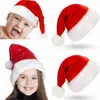 Yeni Yıl 2023 Peluş Noel Şapkası Yetişkinler Çocuk Noel Süslemeleri Ev Noel Baba Hediyesi Sıcak Kış Kapakları Navidad Noel HKD230823