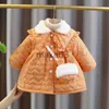 Manteau en duvet 1 2 3 4 5 ans bébé fille veste d'hiver noël doux princesse filles manteau épais chaud vêtements d'extérieur pour enfants vêtements cadeau d'anniversaire J230823