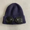 Chapeau d'hiver deux lunettes bonnet casquettes hommes femmes concepteur laine tricoté lunettes casquette Sports de plein air chapeaux Uniesex bonnets