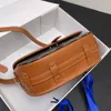 Sıradan tasarımcı Erkek Kadın Saddles çantaları 7a kaliteli lüks messenger crossbody çanta klasik zarf moda çanta omuz çantası go avlu çanta cüzdanları