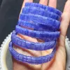 Bangle Natural Tanzanite Bracelet Healing Fashion Reiki Crystal Man Woman Fengshui Gemstone Jewelry 1PCS