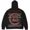 Erkek Hoodies Sweatshirtler Sonbahar Y2K Grafikler Zip Up Büyük Boyu Sweatshirt Goth Hoodie Erkek Kadınlar Grunge Hooded Ceket Sokak Giyim Mektubu Giyim 230822