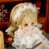 Poupées en peluche Kawaii Lolita KeKe Angel poupée de cheveux bruns mignon en peluche avec 5 pièces ensemble vêtements peluches jouet Anime doux enfants bébés filles 230823