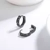 100% réel 925 boucles d'oreilles en argent sterling femmes hommes personnalisé vintage femme Huggie Hoop boucle d'oreille bijoux de fête en gros YME006