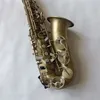 Alto saxofoonreferentie YAS-380 ANTIQUE KOPER PLATED E-Flat Professional Musical Instrument met mondstuk Reed Neck Free Ship
