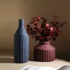 Nordic Ins Morandi Vase Creative Decoratie Woonkamer TV KABEL MODEL ROOM Eettafel Bloemarrangement Gedroogde flowe HKD230823