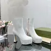 Designer Zipper Boots Hoge kwaliteit damesnaakte laarzen klassieke schoenen winter en herfst sneeuwschoenen 35-42
