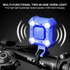 Bike Lights LED Bicycle Light USB Oplaadbare MTB Mountain Road Forlamp Cycling zaklampapparatuur Waterdichte hoorn 230823