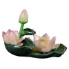 Tea Pets Blossom Noble Color Changing Pet Peony And Lotus Tray Figurines Ceremony Ornaments Crafts Teaware Miniatures