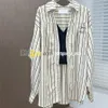 Stripped White Shirt Women Fake Two Piece T Shirts Long Sleeve Blouse Fashion Street Style Lady Girl Tops