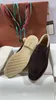 Modedesigner Loro Slipper Schuhe Charms Walk Wildleder-Ladung High Top echte Herren Leder Casual Slip auf Flats für Männer Sportkleid Schuh 36-47